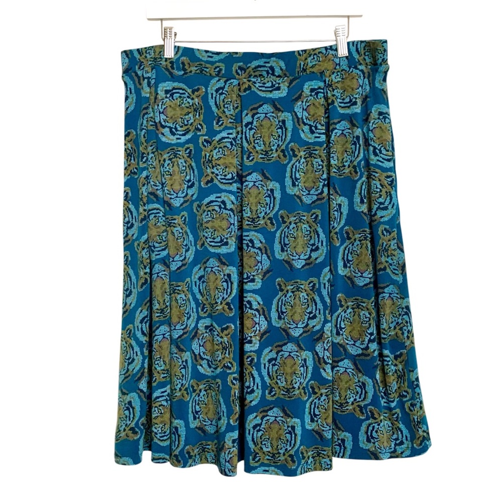 LuLaRoe Madison Tiger Print Skirt